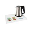 Wood White Signum Tray With Star Kettle